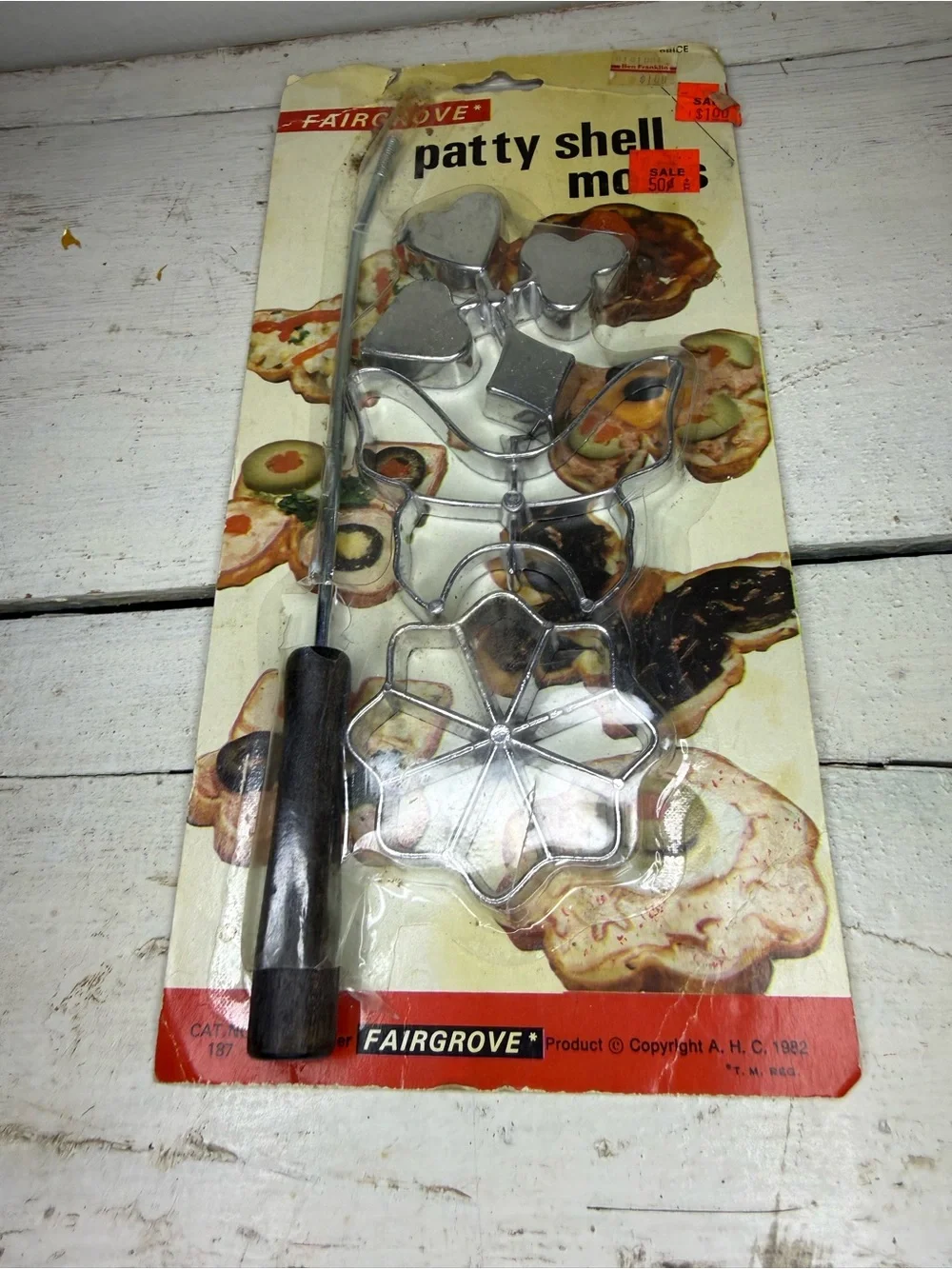 NOS Vintage Patty Shell Molds Set of 3 Pure Aluminum Pastry Utensil